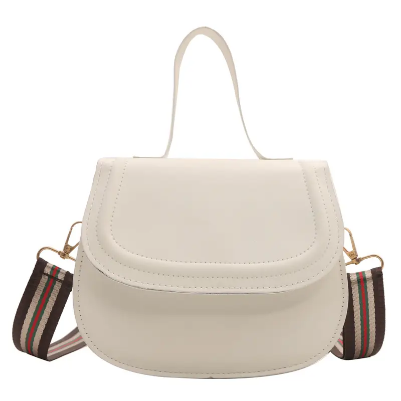 White Saddle Bag for Women, 2024 New Arrival, All-Match Style - Image 10