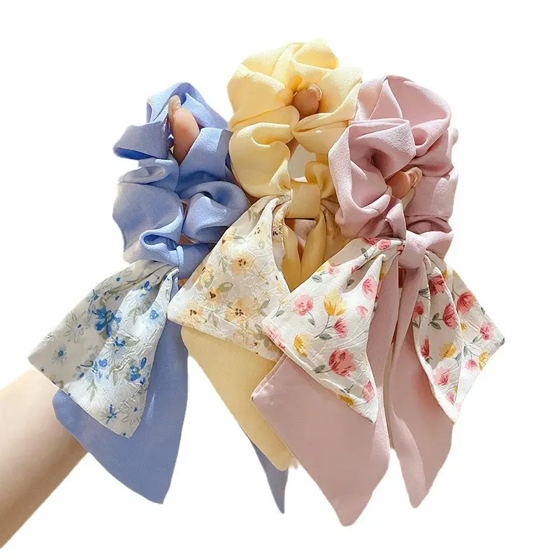 Purple Floral Bow Hair Band for Women - Image 29