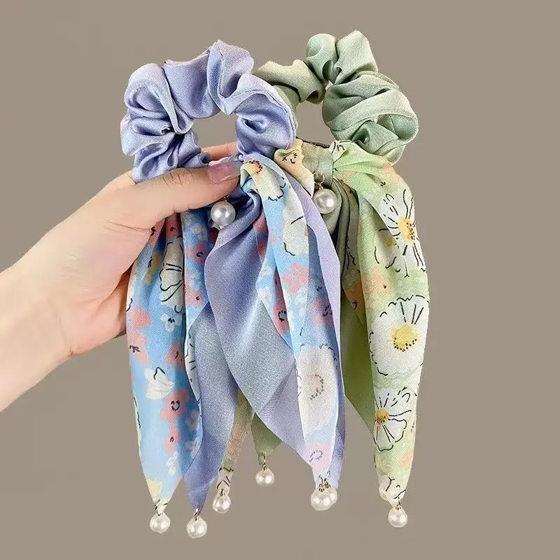 Purple Floral Bow Hair Band for Women — feature 7