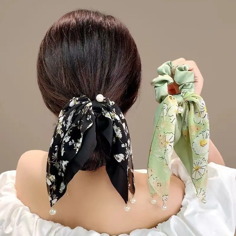 Purple Floral Bow Hair Band for Women — feature 8