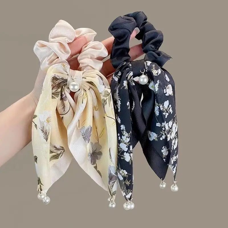 Purple Floral Bow Hair Band for Women — feature 9
