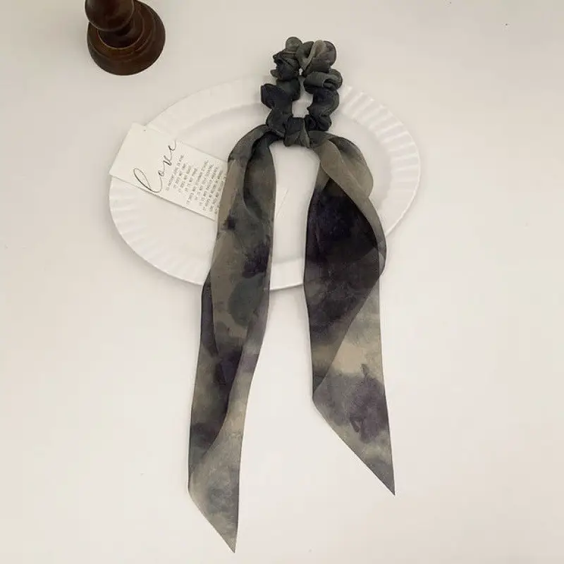 Purple Floral Bow Hair Band for Women - Image 10