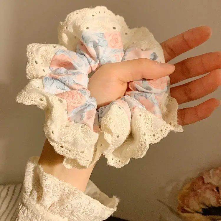 Purple Floral Bow Hair Band for Women - Image 15