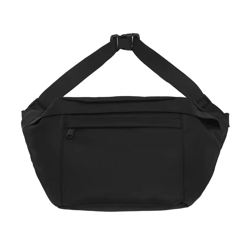 Men's Black Crossbody Bag Large Capacity Casual 2024