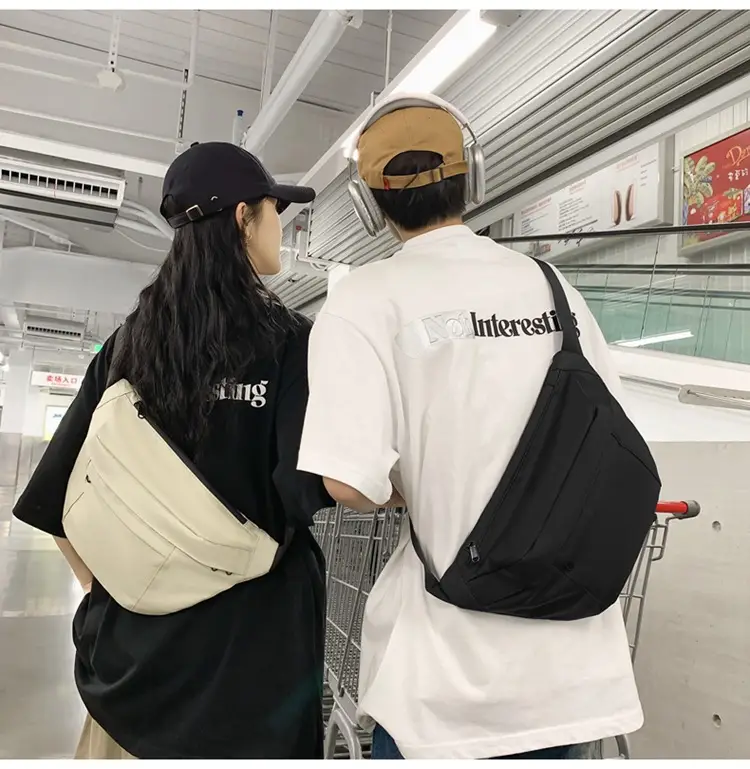 Men's Black Crossbody Bag Large Capacity Casual 2024 — feature 14
