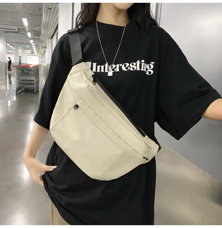 Men's Black Crossbody Bag Large Capacity Casual 2024 — feature 19
