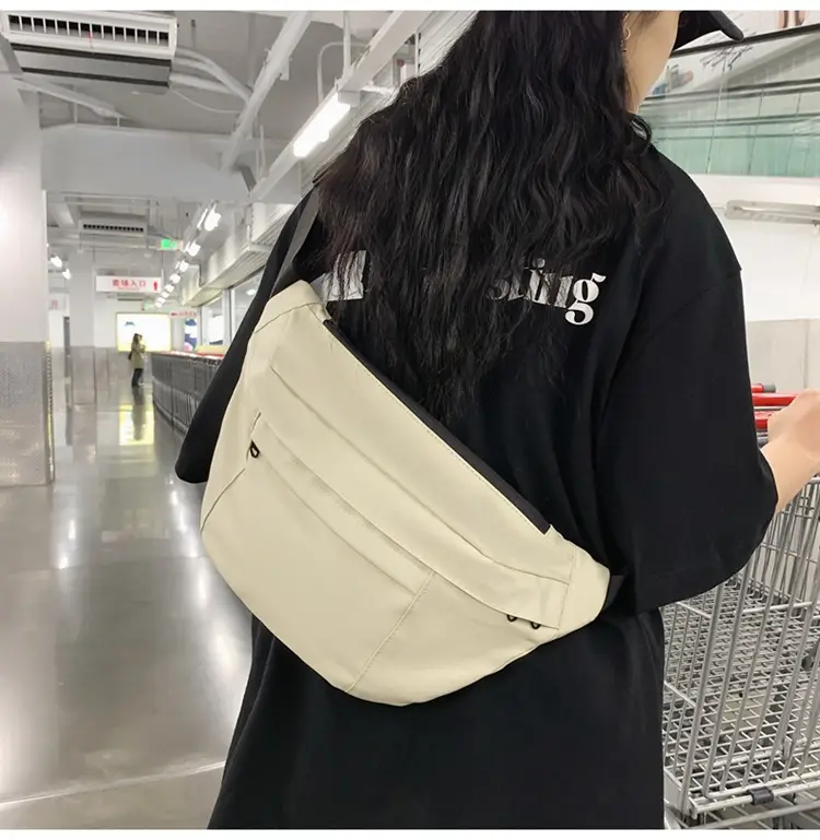 Men's Black Crossbody Bag Large Capacity Casual 2024 — feature 21