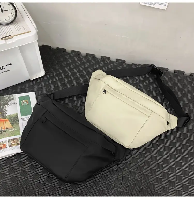 Men's Black Crossbody Bag Large Capacity Casual 2024 — feature 22