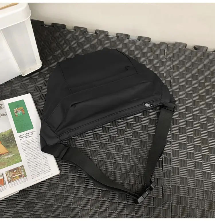Men's Black Crossbody Bag Large Capacity Casual 2024 — feature 30
