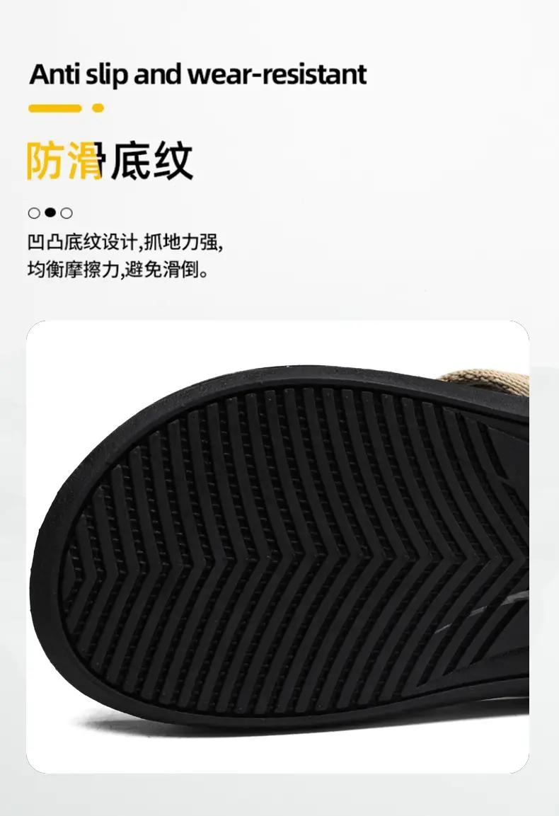 Summer fashion net red woven flip-flops for foreign trade plus size flat heel home leisure flip-flops — feature 5