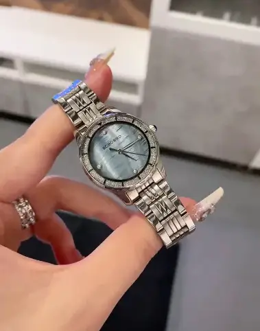 Elegant Stainless Steel Women's Watch with Blue Dial — feature 7