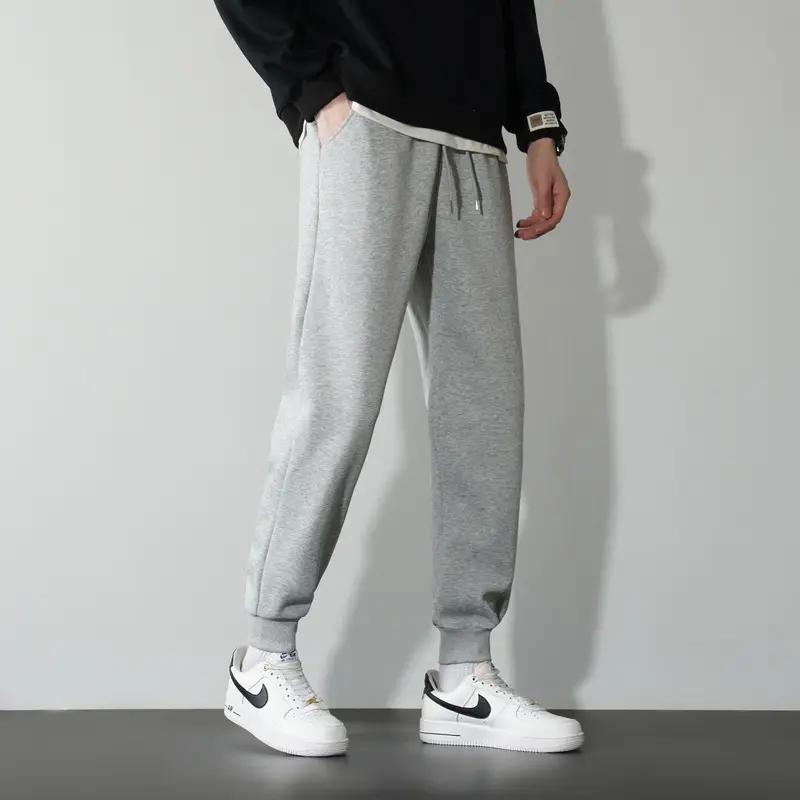 2025 Winter Sweatpants for Men Large Loose Fleece Lined - Image 8