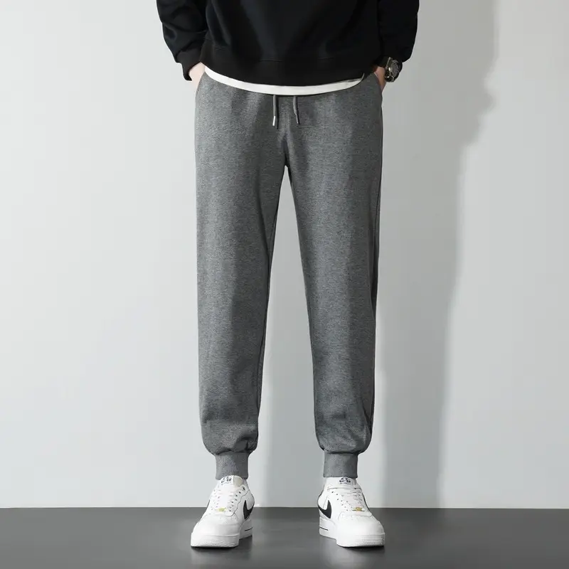 2025 Winter Sweatpants for Men Large Loose Fleece Lined - Image 2