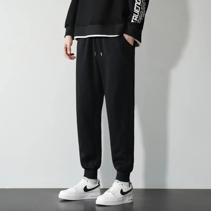 2025 Winter Sweatpants for Men Large Loose Fleece Lined - Image 3