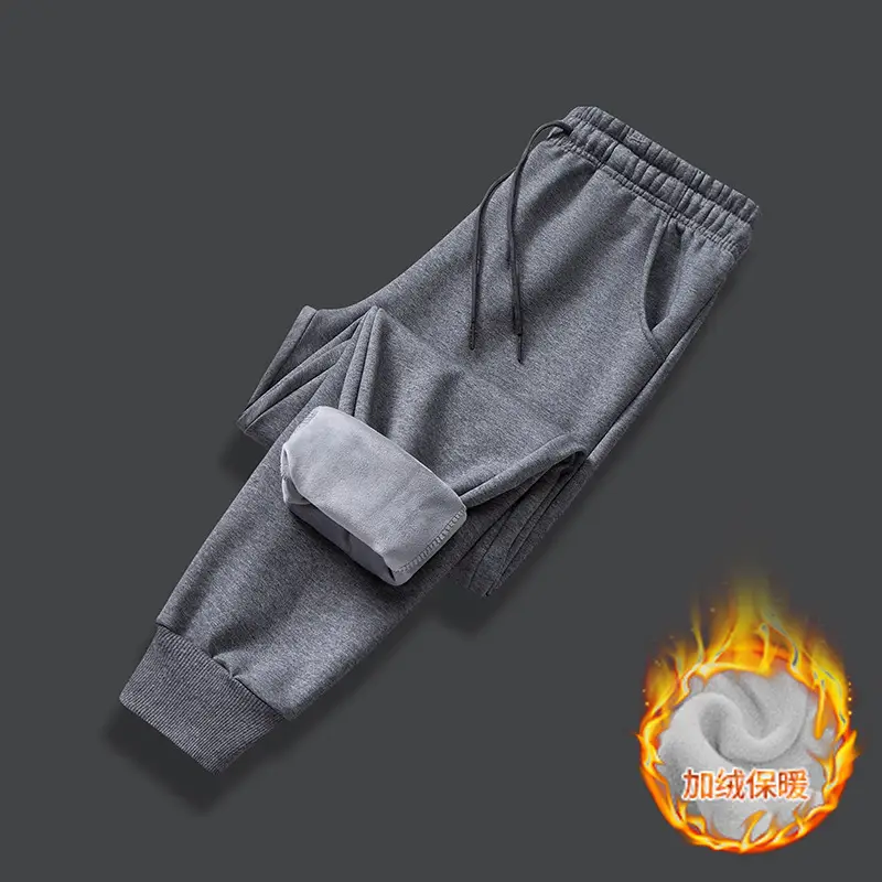 2025 Winter Sweatpants for Men Large Loose Fleece Lined - Image 6