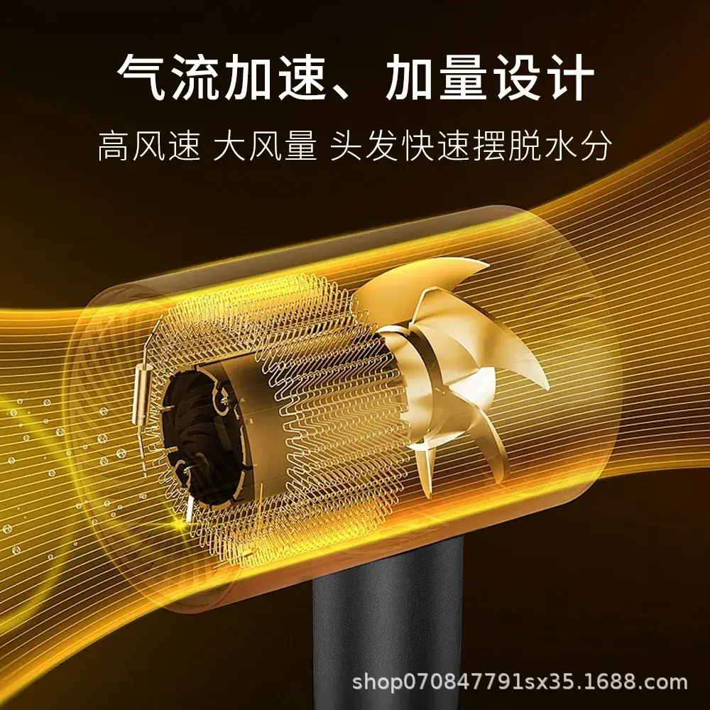 High-Speed Hair Dryer with Negative Ion & Silent Operation