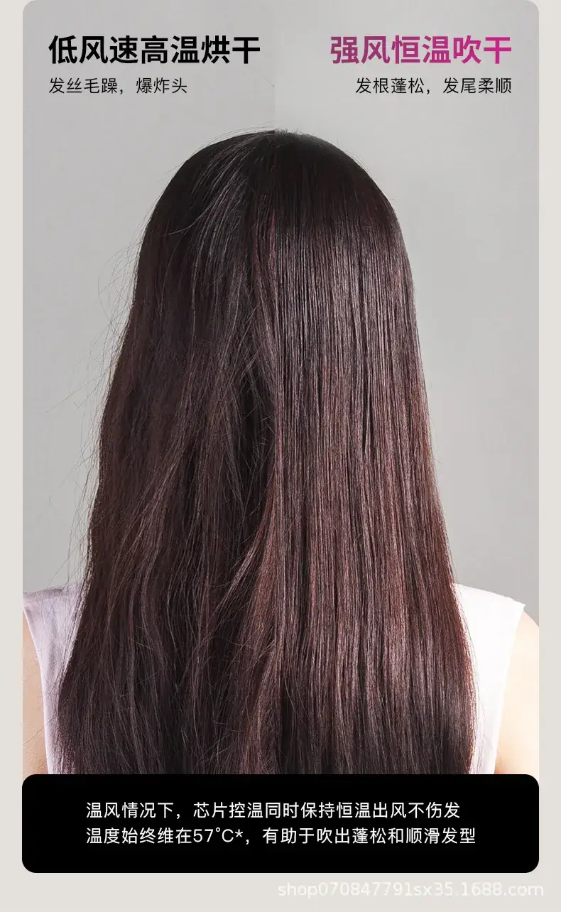 High-Speed Hair Dryer with Negative Ion & Silent Operation — feature 8