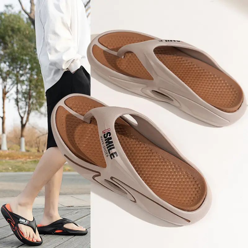 Stomp Flip-flops Men's New Summer Odor-proof Non-slip Beach Flip-flops Casual Sandals - Image 6