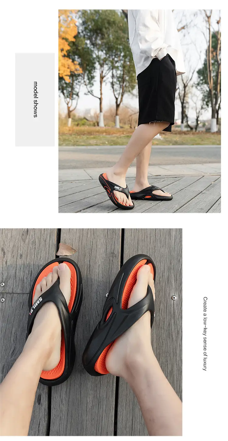 Stomp Flip-flops Men's New Summer Odor-proof Non-slip Beach Flip-flops Casual Sandals — feature 11