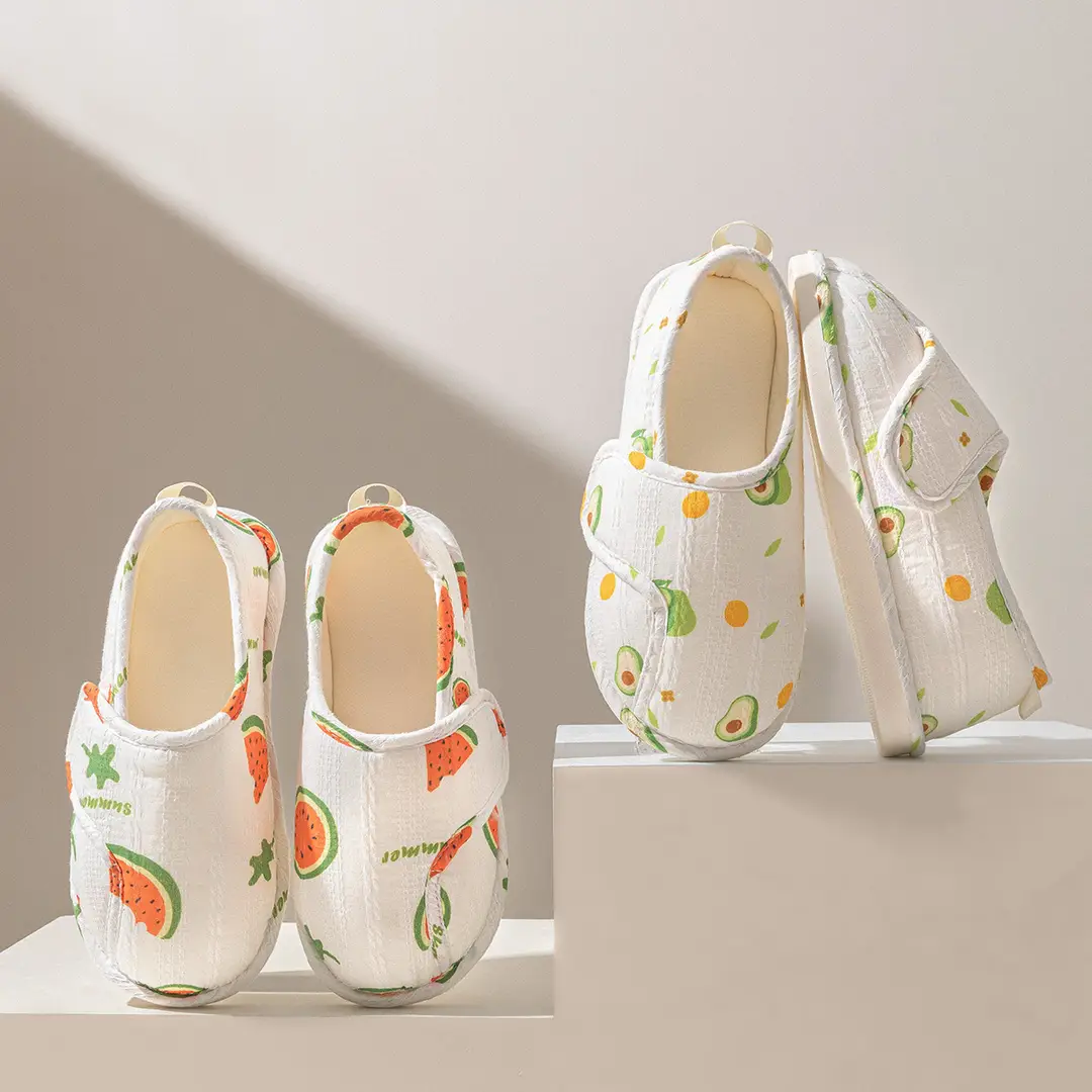 Moon Shoes Spring and Summer Thin May and June Bag Heel Pregnant Women's Shoes Breathable Non-slip Pregnant and Postpartum Cotton Slippers for Women in Summer — feature 15