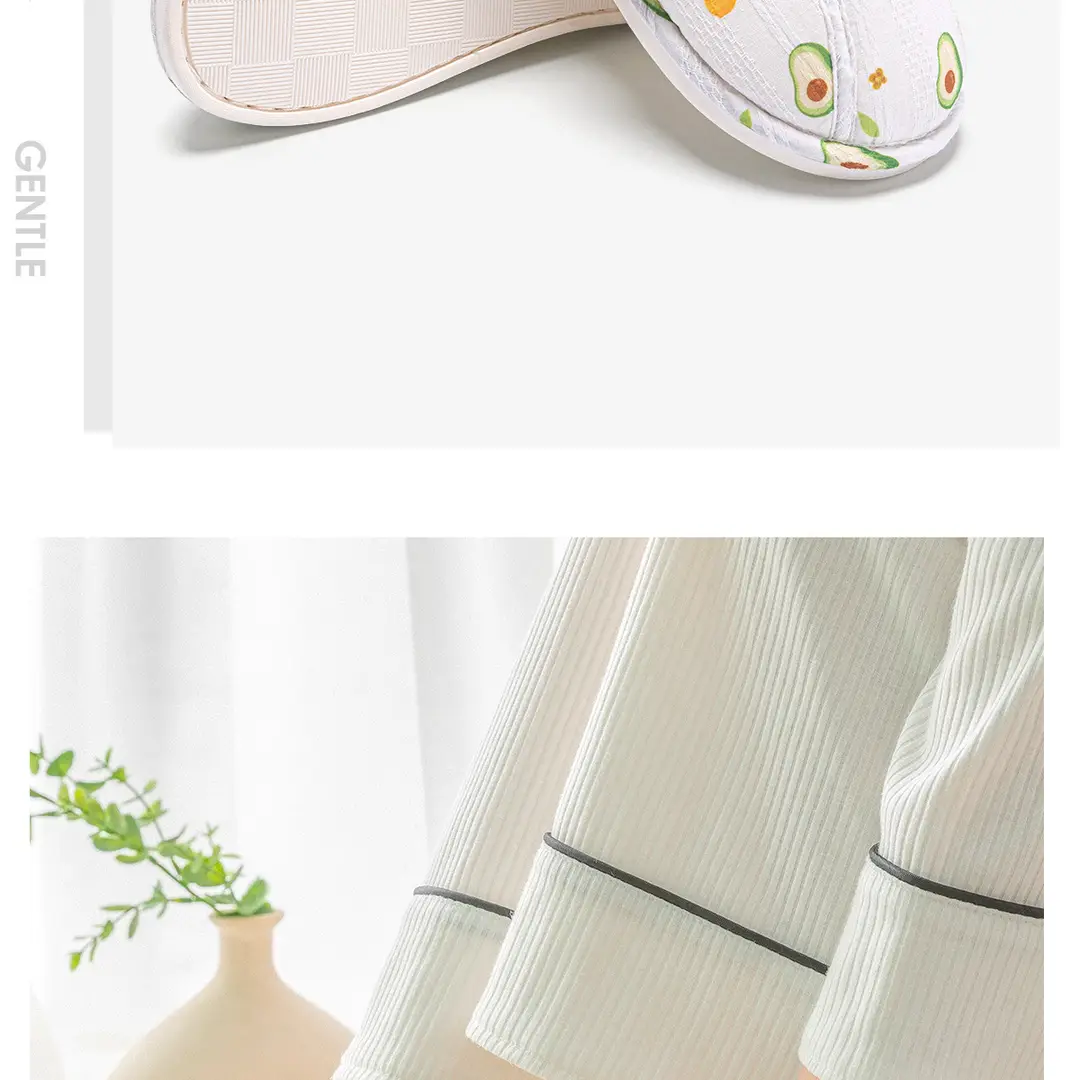 Moon Shoes Spring and Summer Thin May and June Bag Heel Pregnant Women's Shoes Breathable Non-slip Pregnant and Postpartum Cotton Slippers for Women in Summer — feature 17