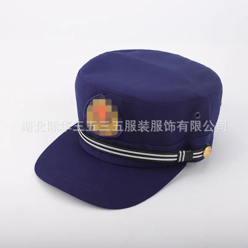 Blue Fire Standby Cap with Emblem for Men - Image 5