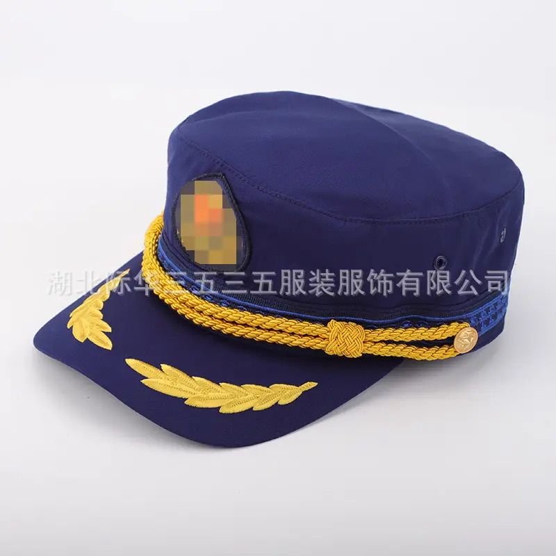 Blue Fire Standby Cap with Emblem for Men - Image 7
