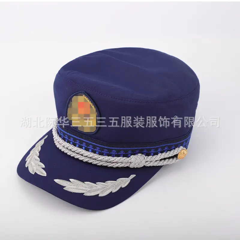 Blue Fire Standby Cap with Emblem for Men - Image 2