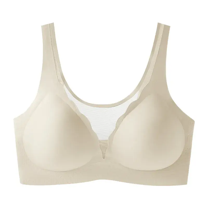 Green Traceless Push-Up Bra for Plus Size Women - Image 3
