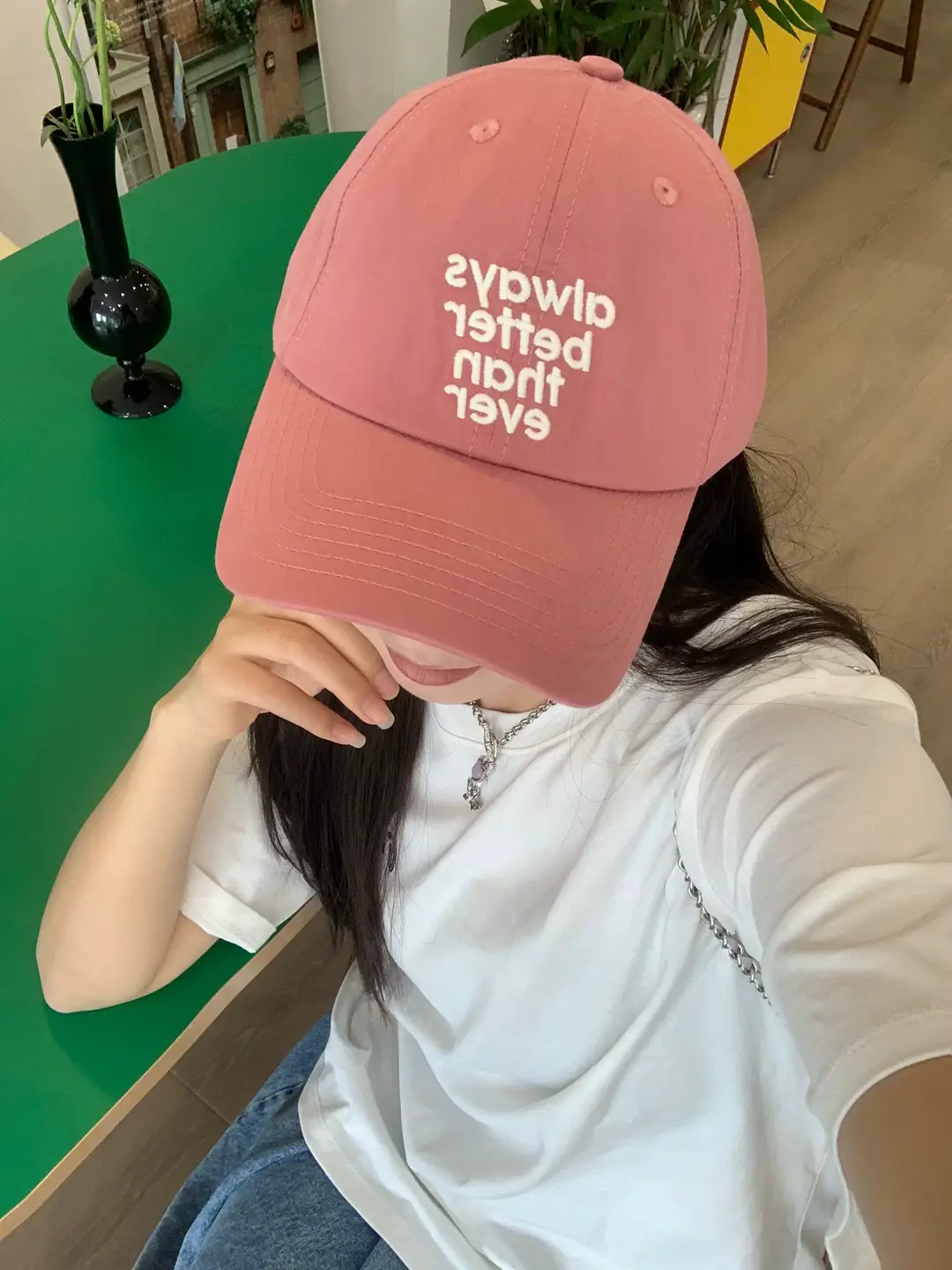 Korean Style Black Embroidered Cap Women Men — feature 12