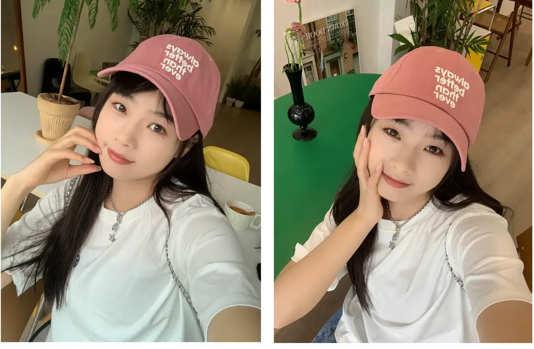 Korean Style Black Embroidered Cap Women Men — feature 13
