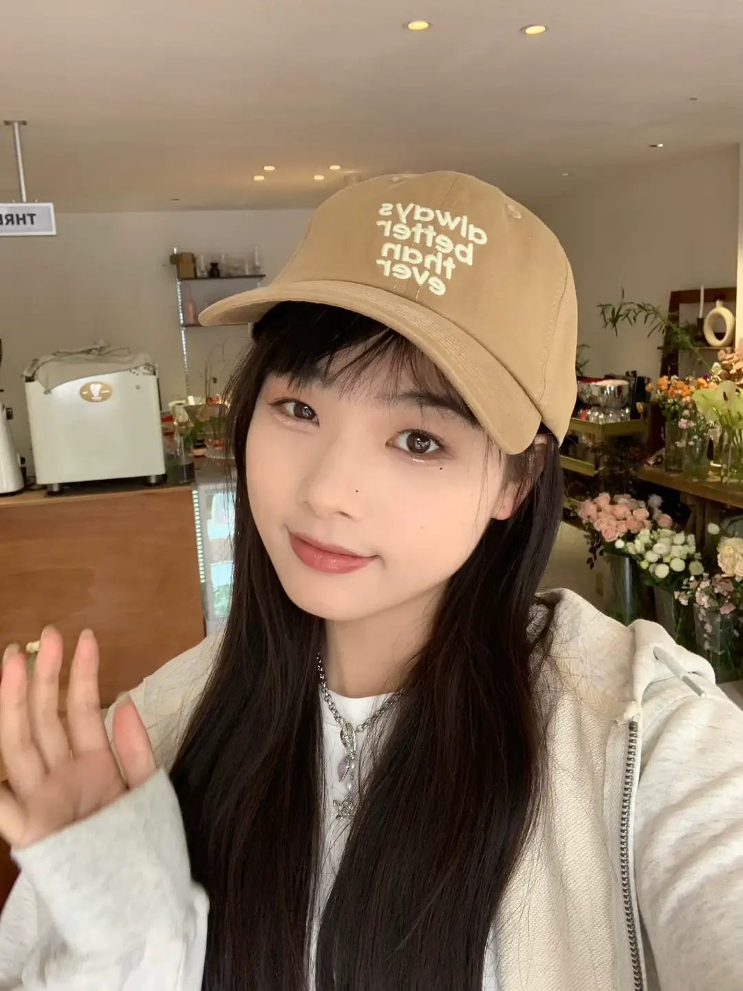 Korean Style Black Embroidered Cap Women Men — feature 19