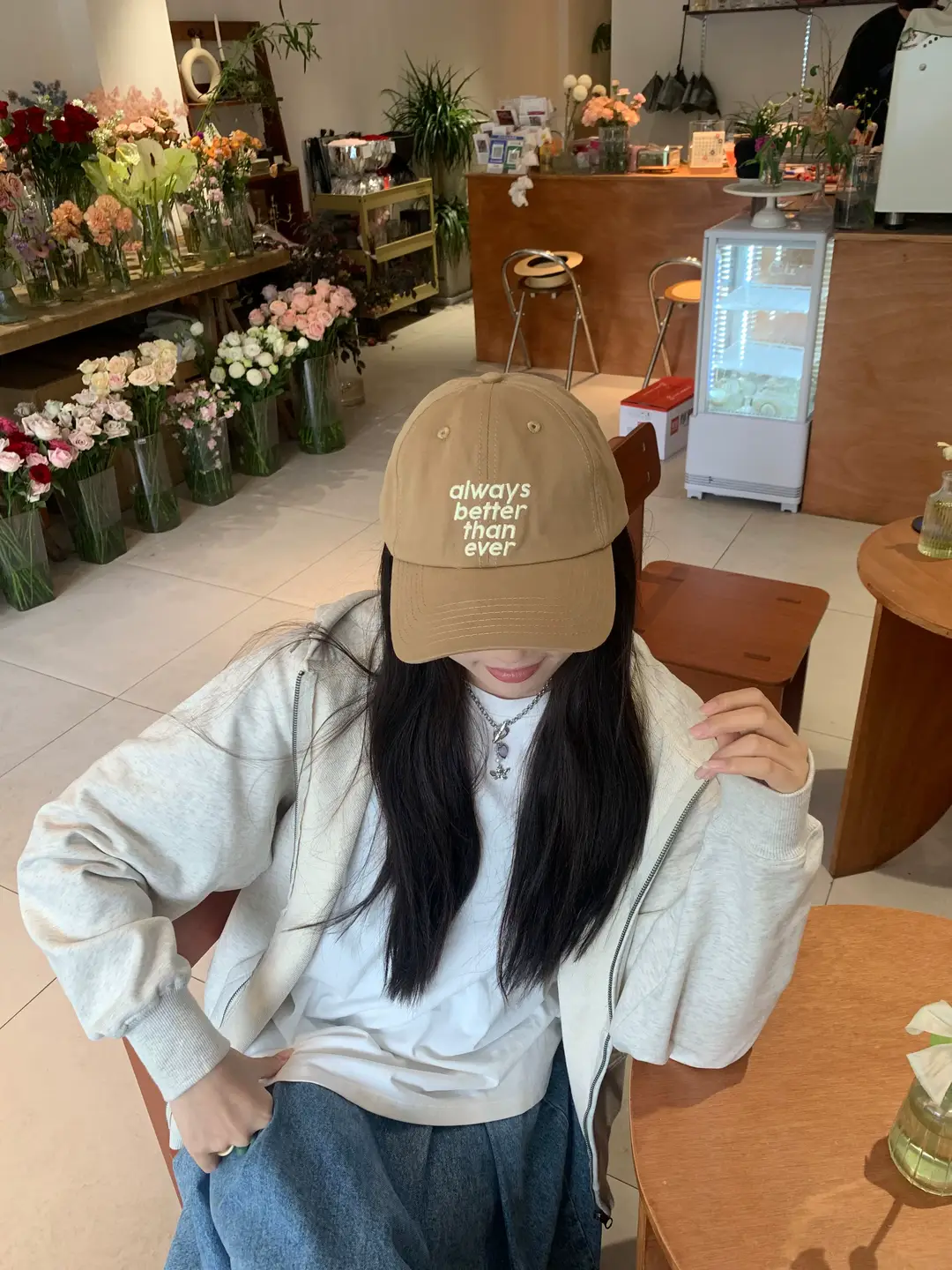 Korean Style Black Embroidered Cap Women Men — feature 22