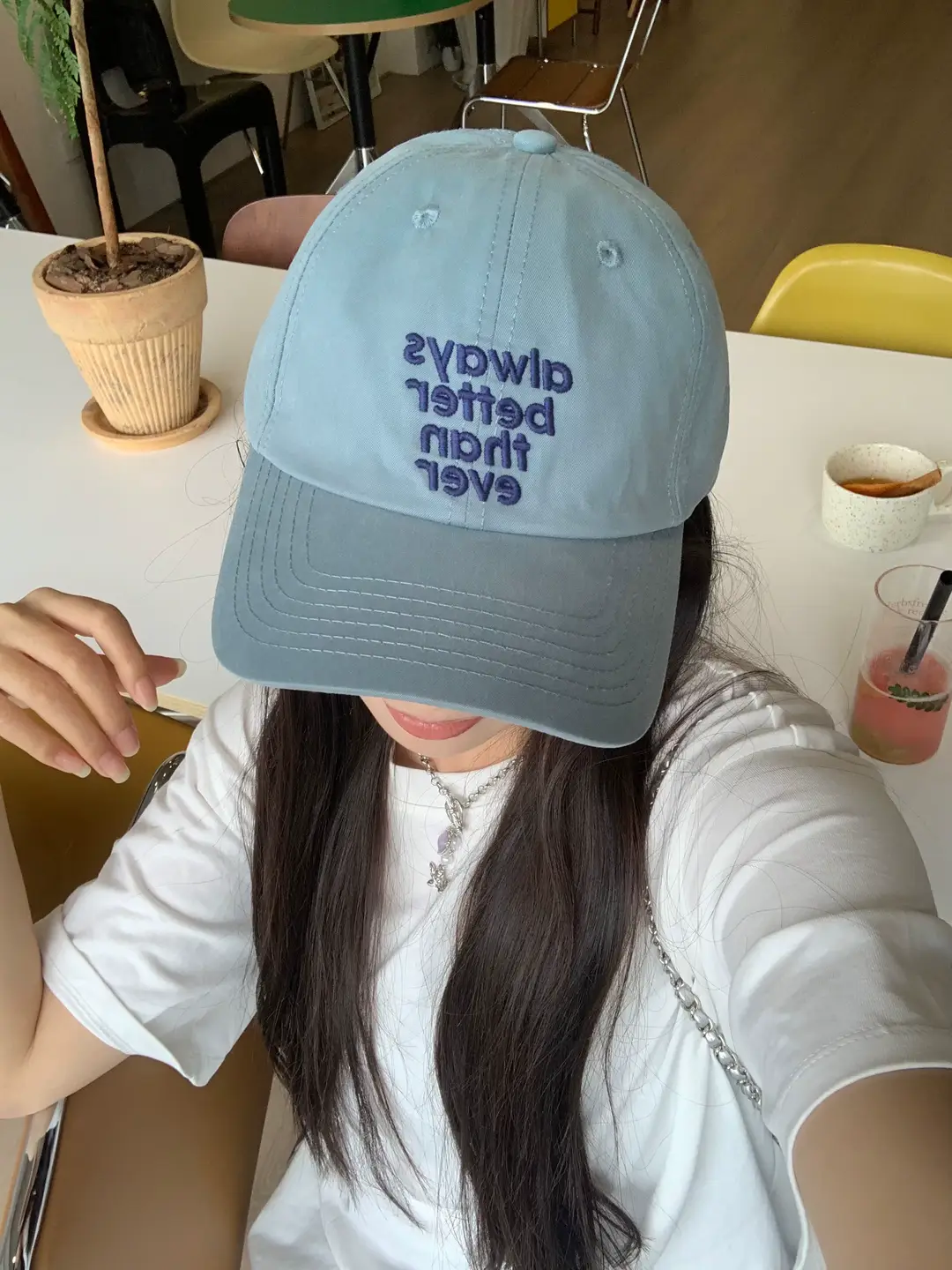Korean Style Black Embroidered Cap Women Men — feature 7