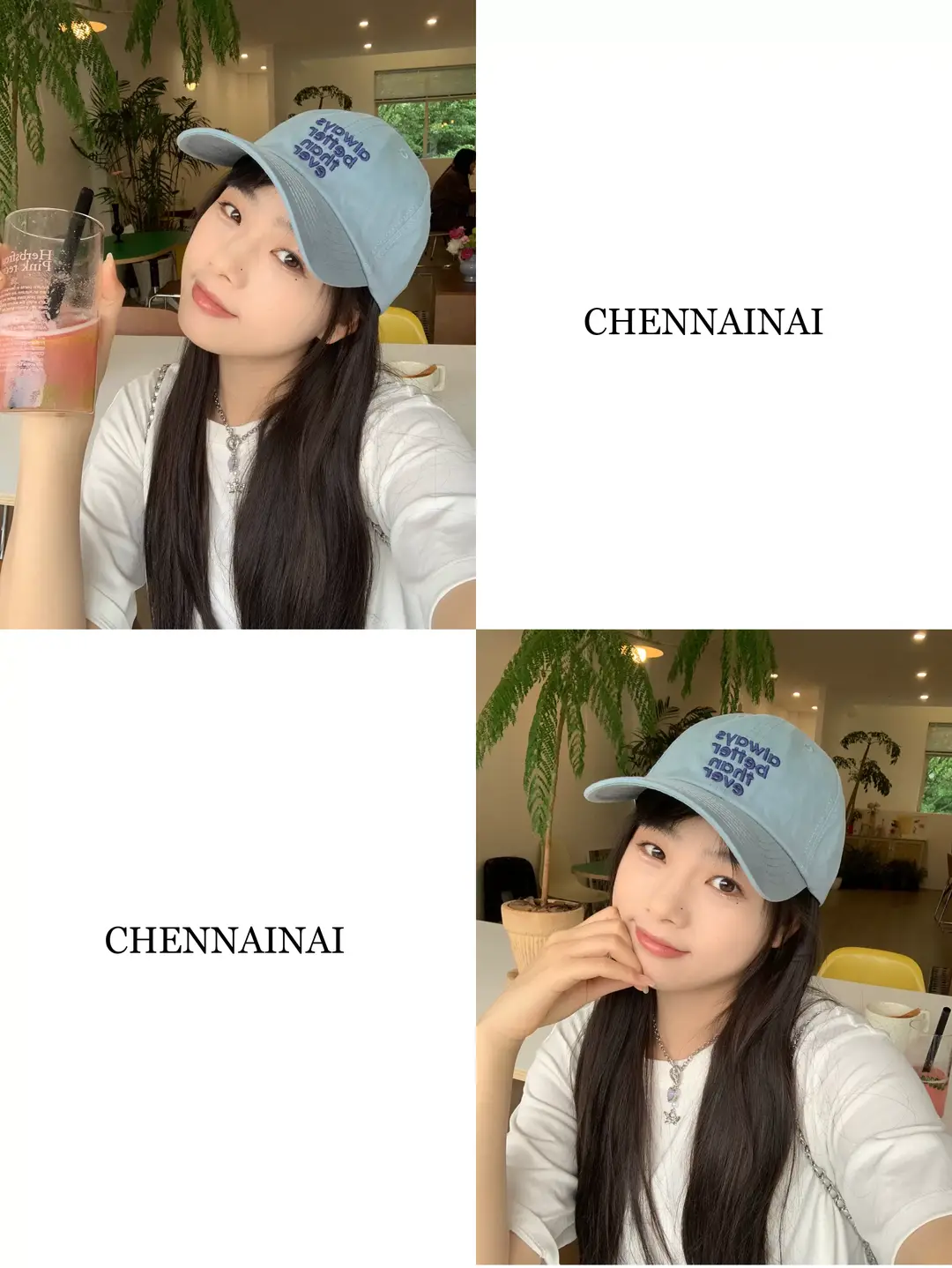 Korean Style Black Embroidered Cap Women Men — feature 8