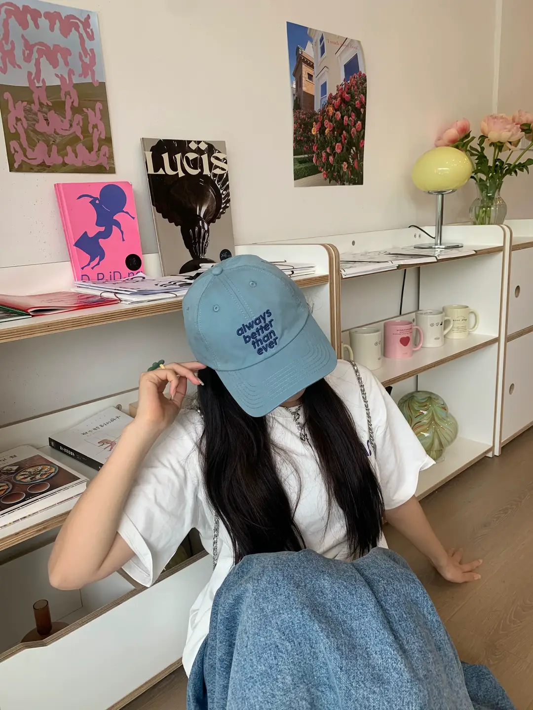 Korean Style Black Embroidered Cap Women Men — feature 9