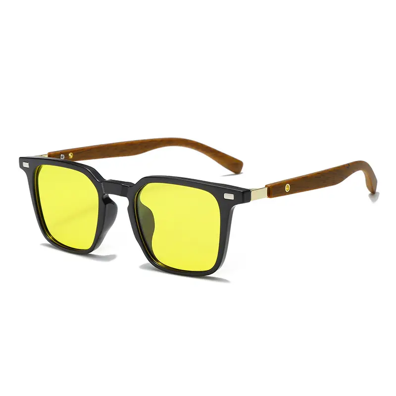 Korean Style Sunglasses Women Square Frame Brown Tones - Image 6