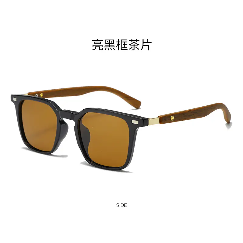 Korean Style Sunglasses Women Square Frame Brown Tones — feature 10