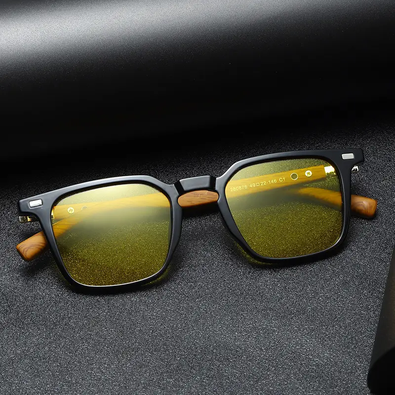 Korean Style Sunglasses Women Square Frame Brown Tones — feature 2