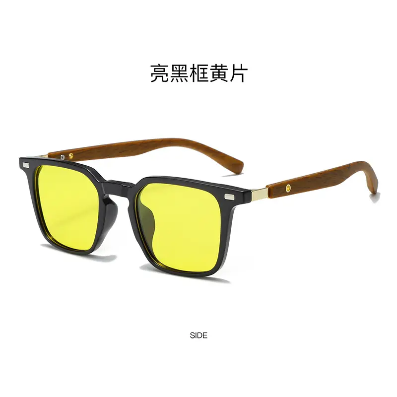 Korean Style Sunglasses Women Square Frame Brown Tones — feature 5