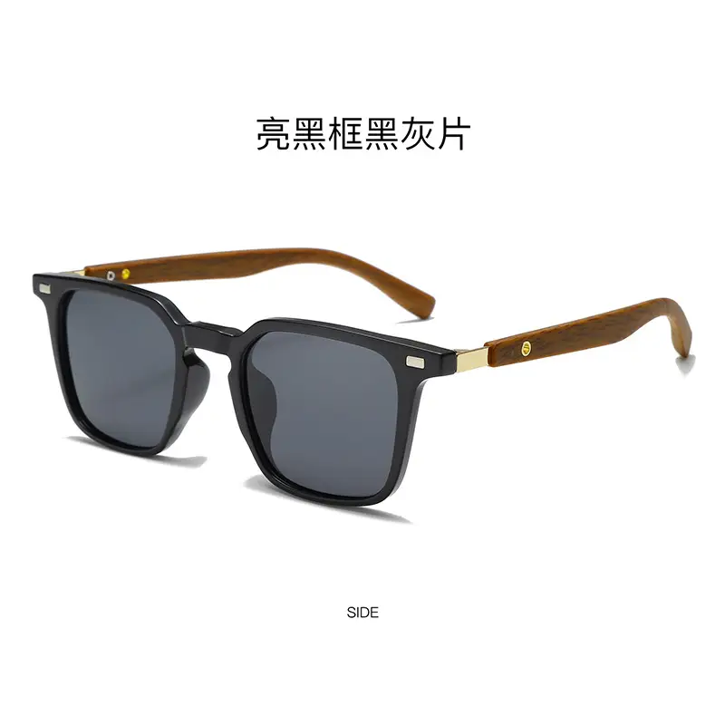 Korean Style Sunglasses Women Square Frame Brown Tones — feature 7