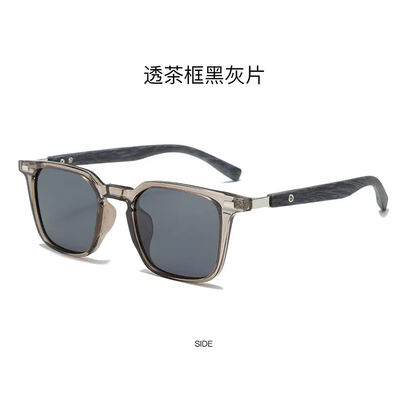 Korean Style Sunglasses Women Square Frame Brown Tones — feature 9