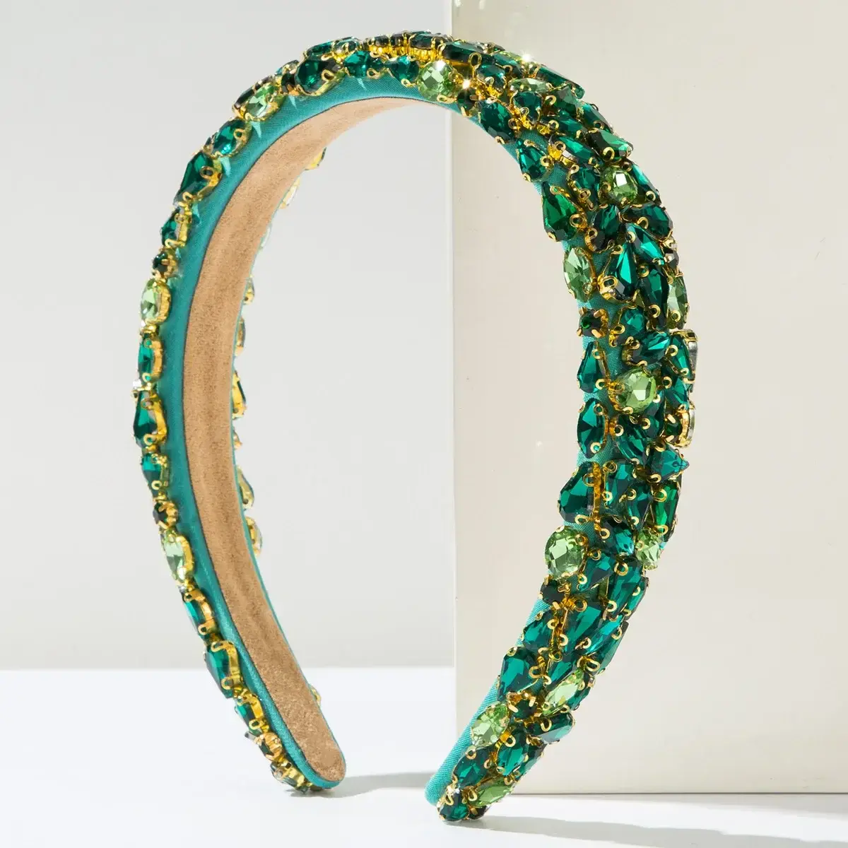 Heavy Diamond Baroque Hair Hoop Women European American - Image 2