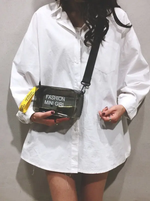2024 New Small Square Jelly Bag Transparent Beach Shoulder Portable Fashion Crossbody Women's Bag Small Bag Simple Trend - Image 9