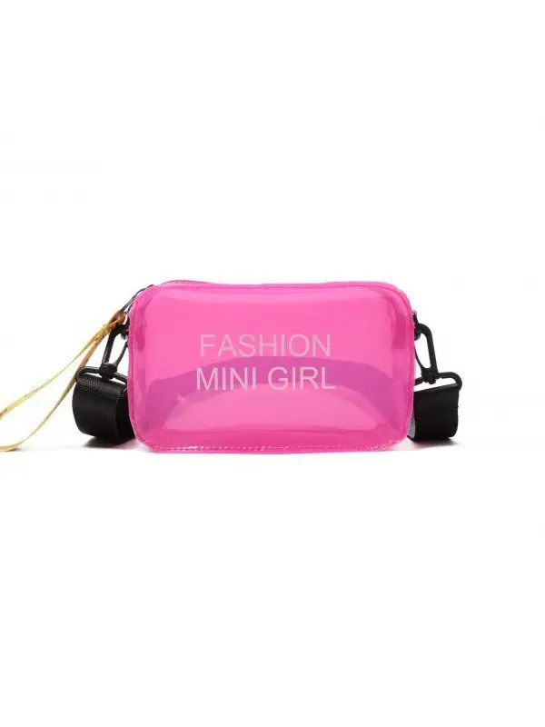 2024 New Small Square Jelly Bag Transparent Beach Shoulder Portable Fashion Crossbody Women's Bag Small Bag Simple Trend - Image 11