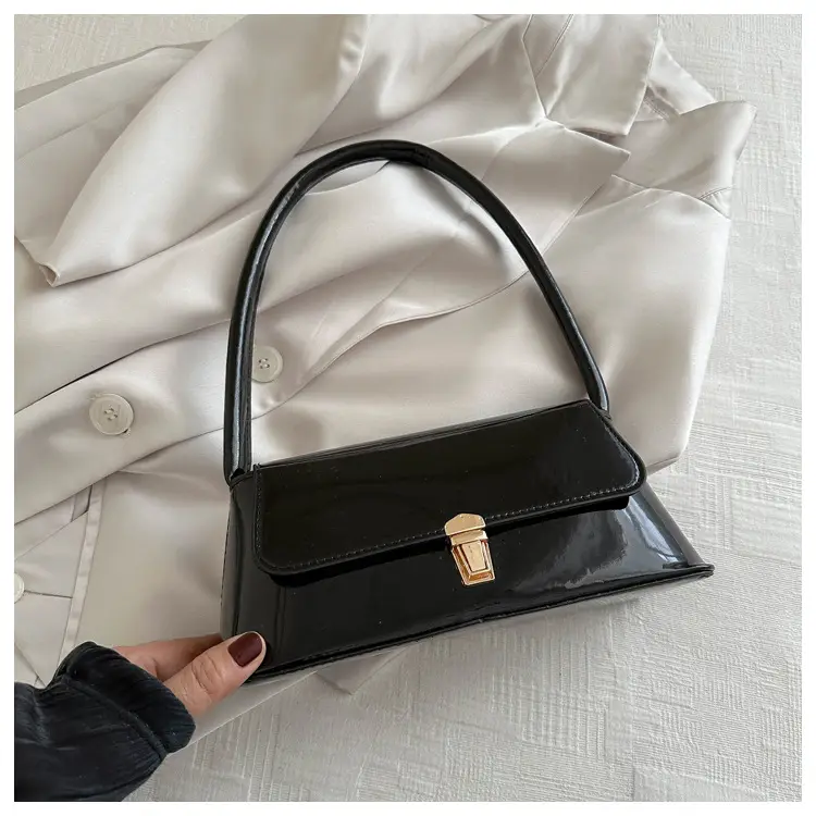 Women's Silver Crossbody Bag with Gold Clasp — feature 40