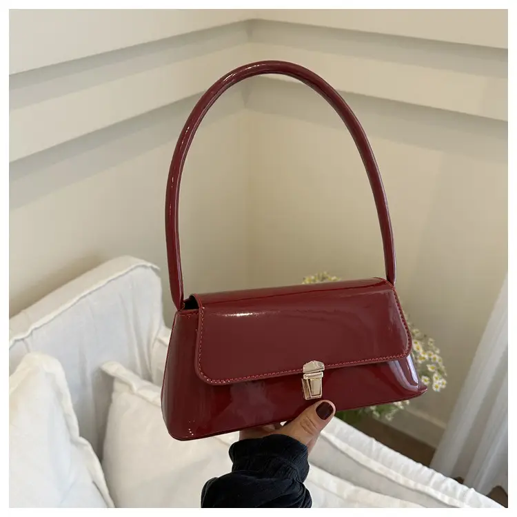Women's Silver Crossbody Bag with Gold Clasp — feature 62
