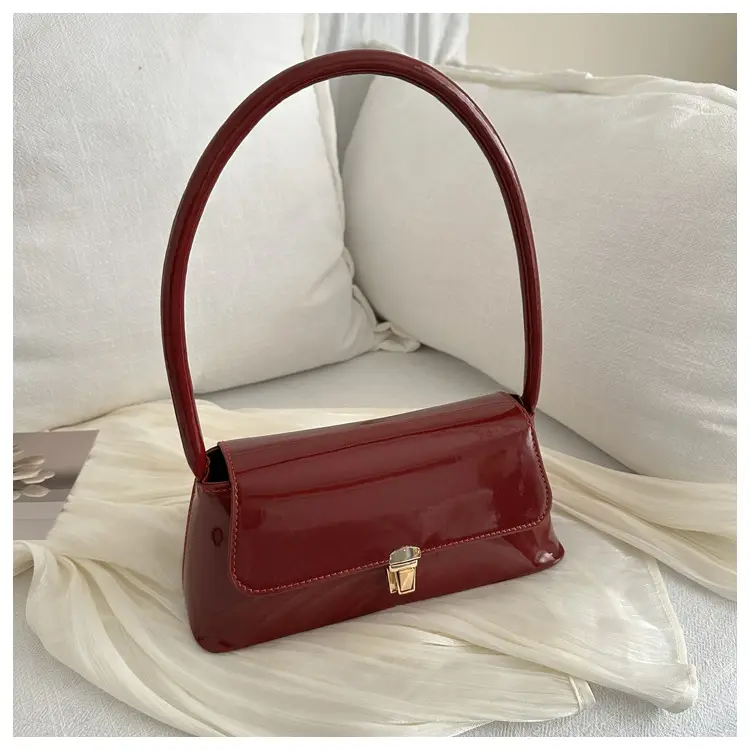 Women's Silver Crossbody Bag with Gold Clasp — feature 66