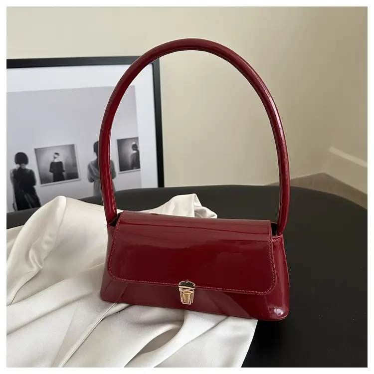 Women's Silver Crossbody Bag with Gold Clasp — feature 71