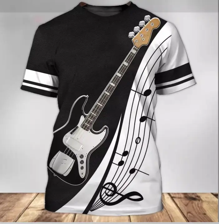 3D Digital Printed Men's T-Shirt with Fierce Beast Design